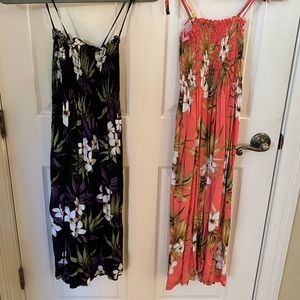 Hawaiian dresses - price for both women’s size xl
